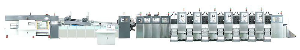 KL-型固定式自動印刷開槽模切折疊粘箱聯(lián)動線